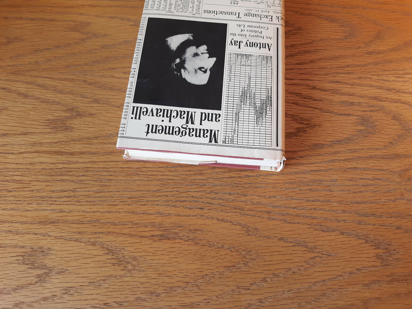 Management And Machiavelli Antony Jay 1968 1st Ed Hardcover Dust Jacket