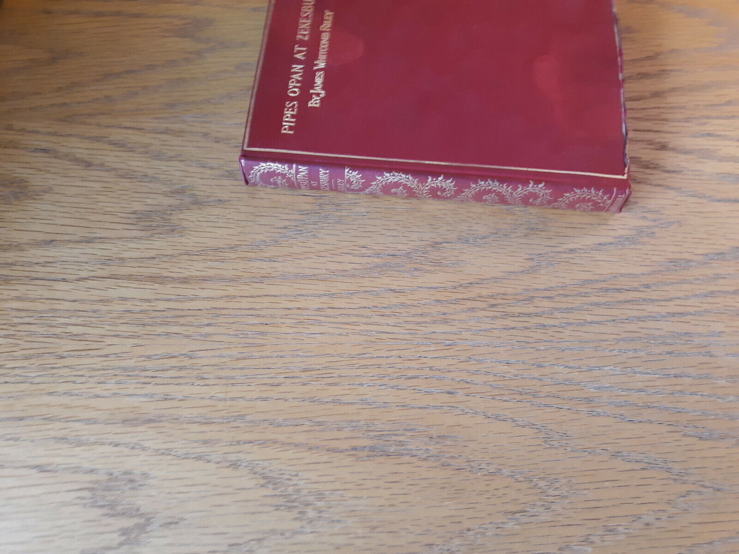 Pipes O' Pan At Zekesbury James Whitcomb Riley 1888 Hardcover Bowen-Merrill