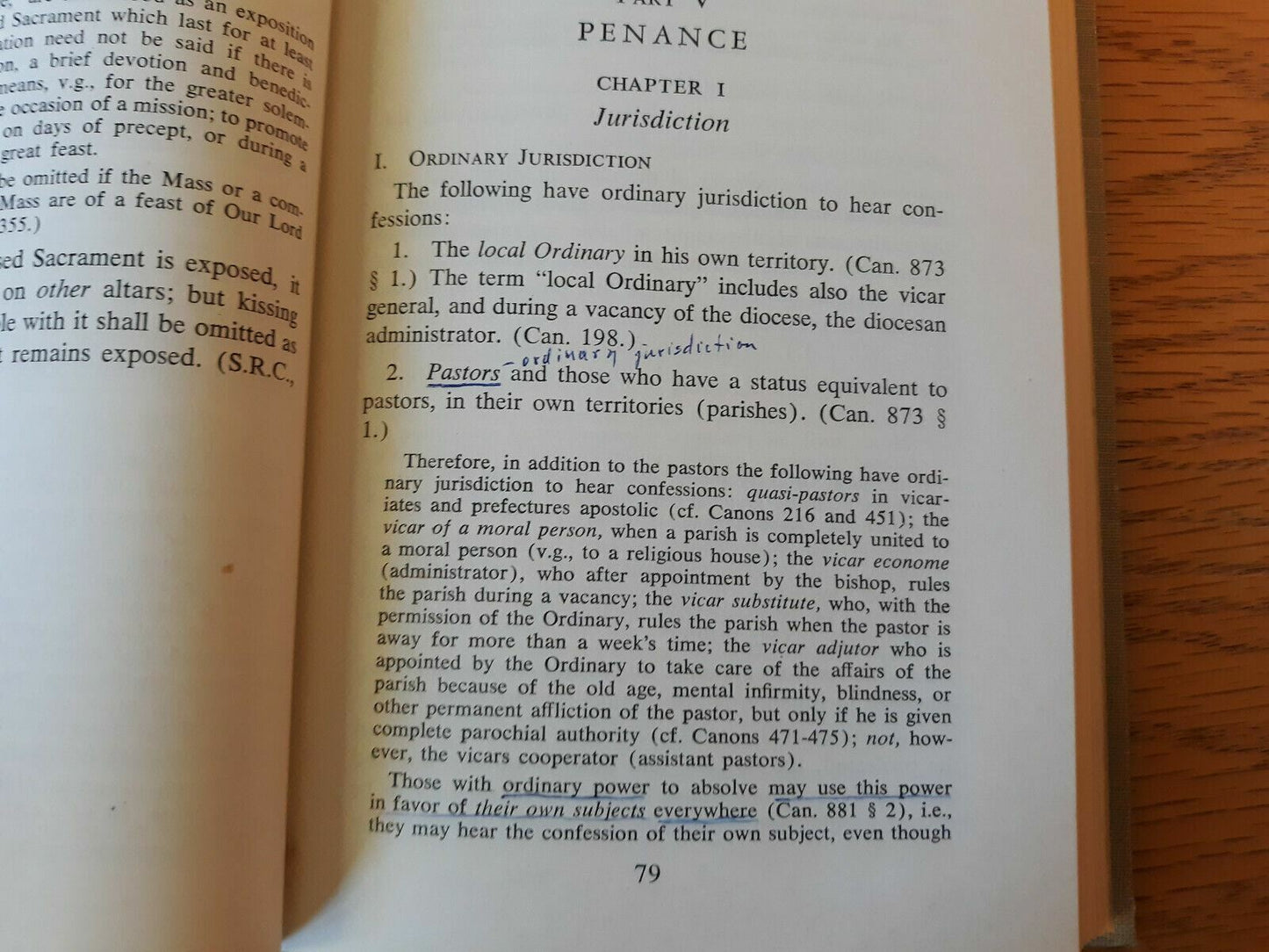 The Pastoral Companion A Handbook of Canon Law by Mathis and Meyer 1961