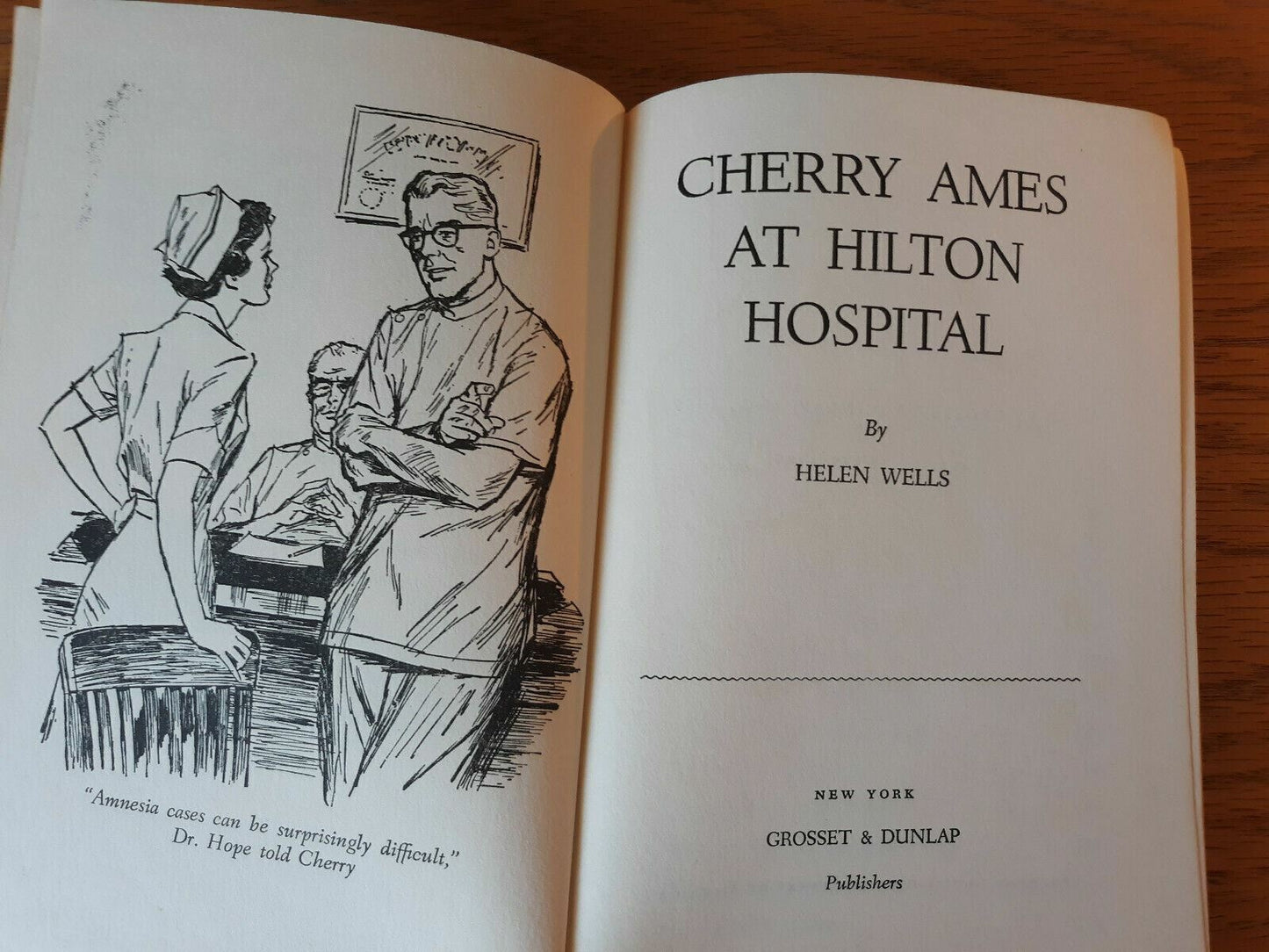 Cherry Ames at Hilton Hospital by Helen Wells 1959