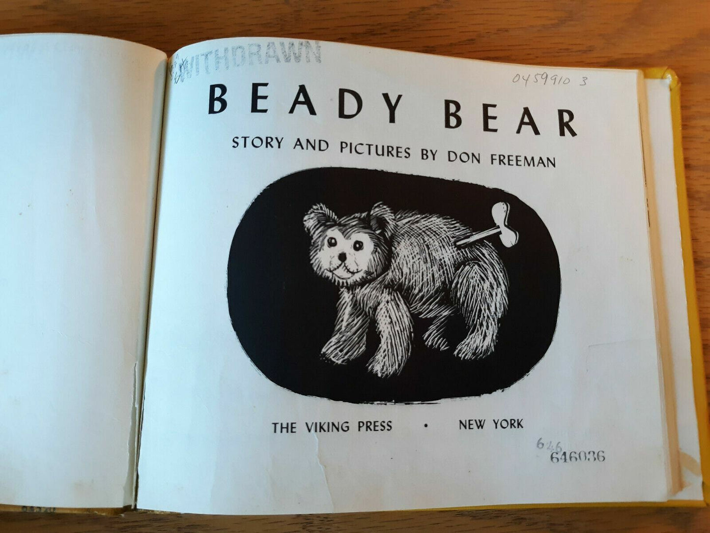 Beady Bear by Don Freeman 1971