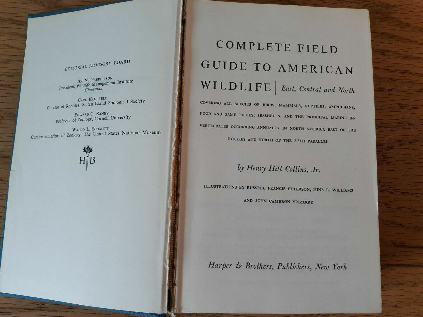 Complete Field Guide To American Wildlife, Henry Collins, 1959