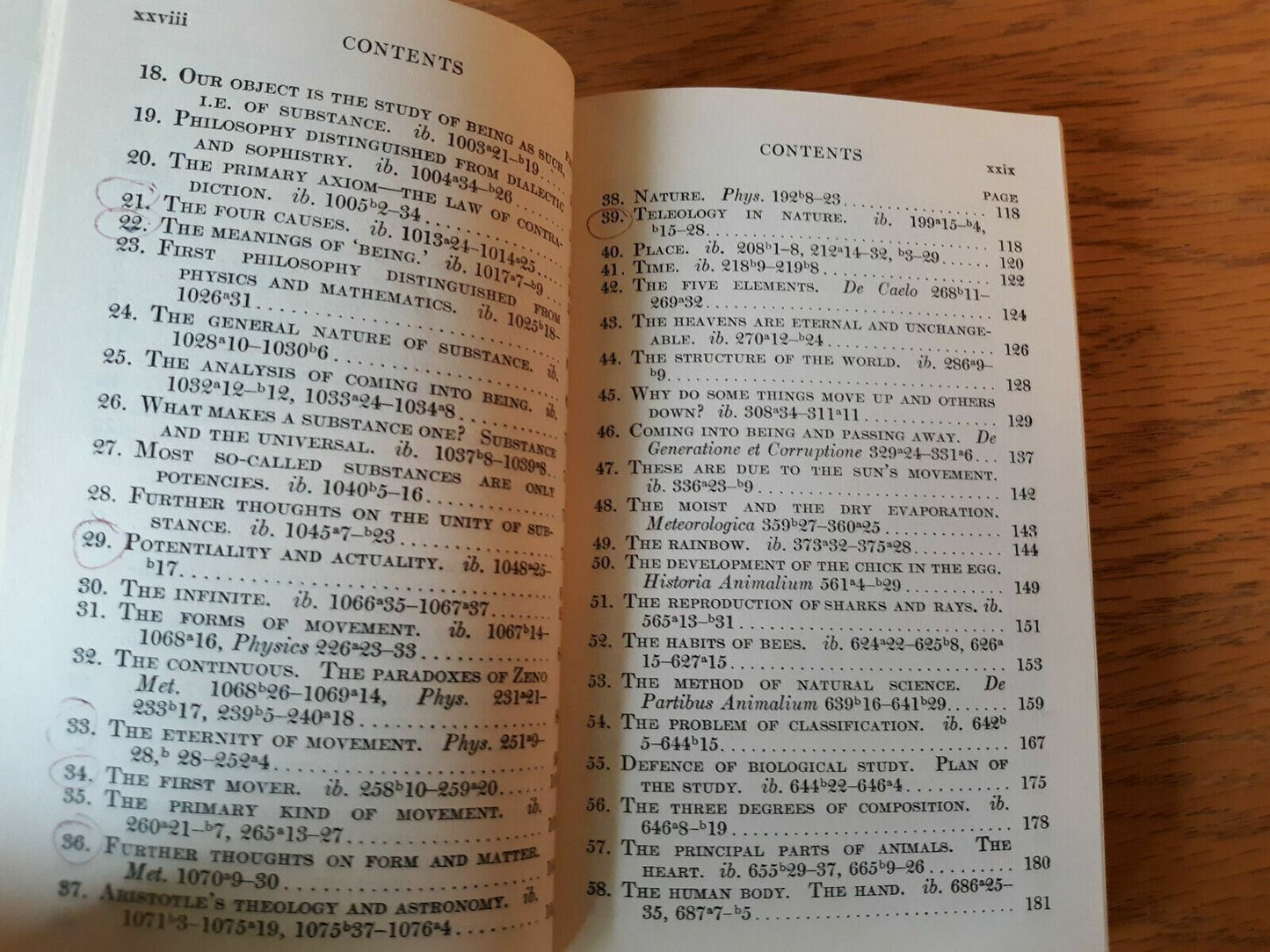 Aristotle: Selections by W.D. Ross 1955 Charles Scribner's Sons Paperback