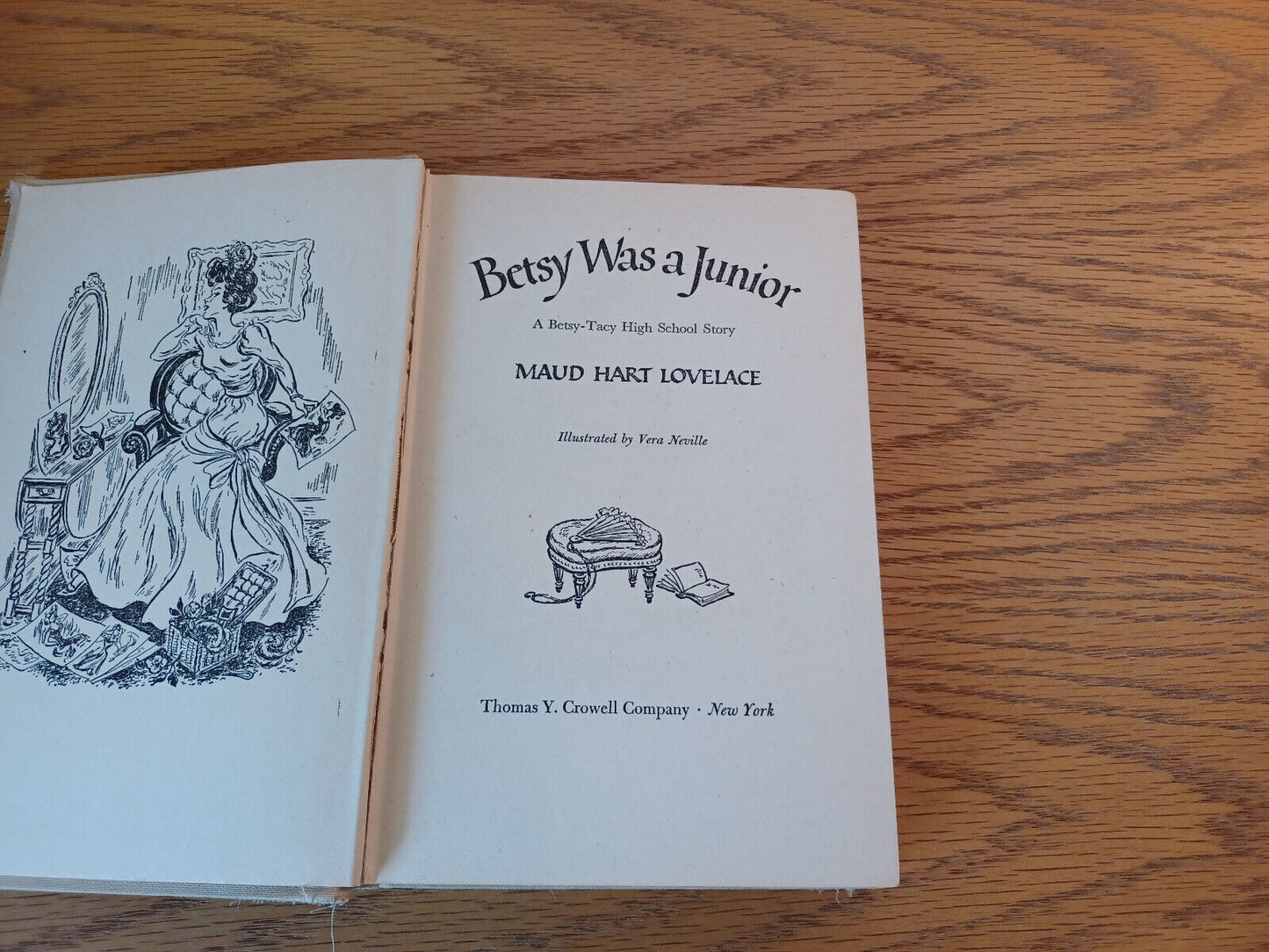 Betsy Was A Junior Maud Hart Lovelace 1947 Hardcover Thomas Y Crowell