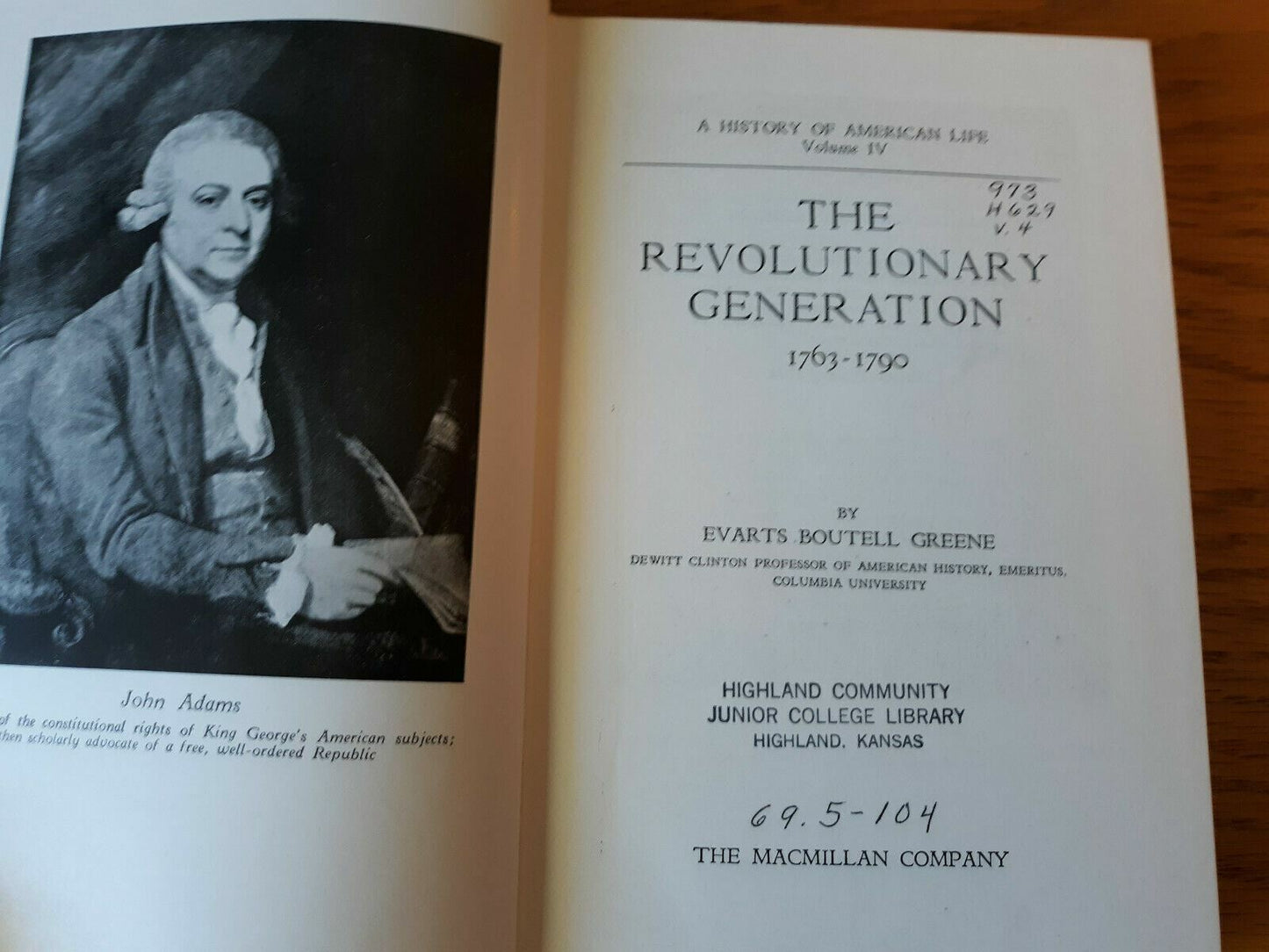 A History of American Life Volume 4 by Evarts Greene 1969