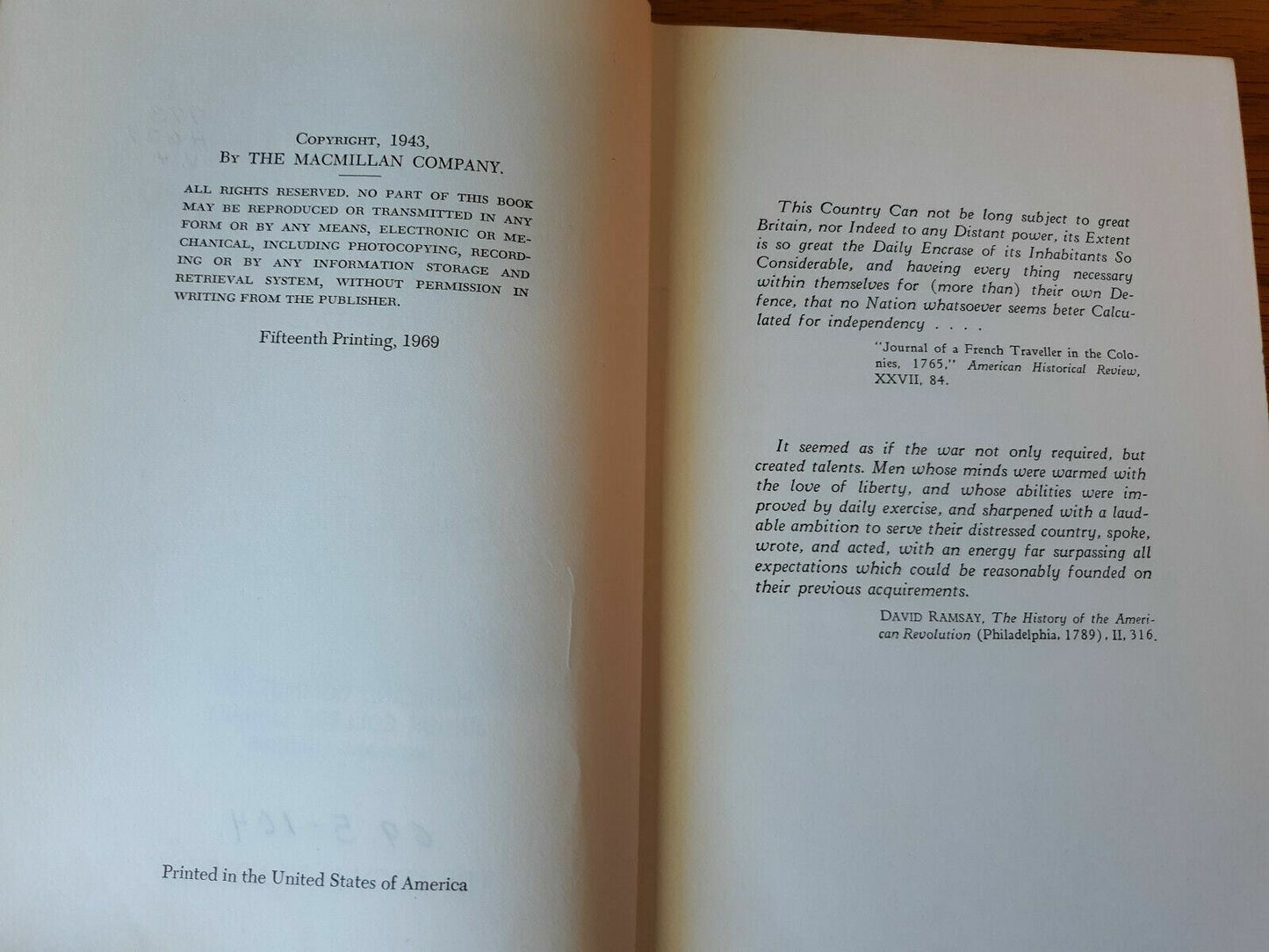 A History of American Life Volume 4 by Evarts Greene 1969