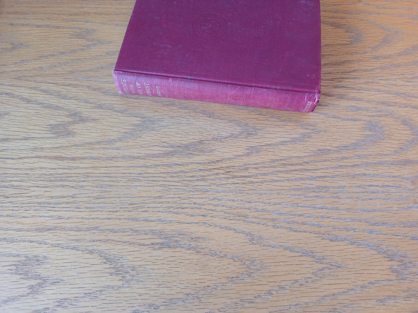 Outlines Of The Life Of Christ W Sanday 1912 Hardcover Charles Scribner's Sons