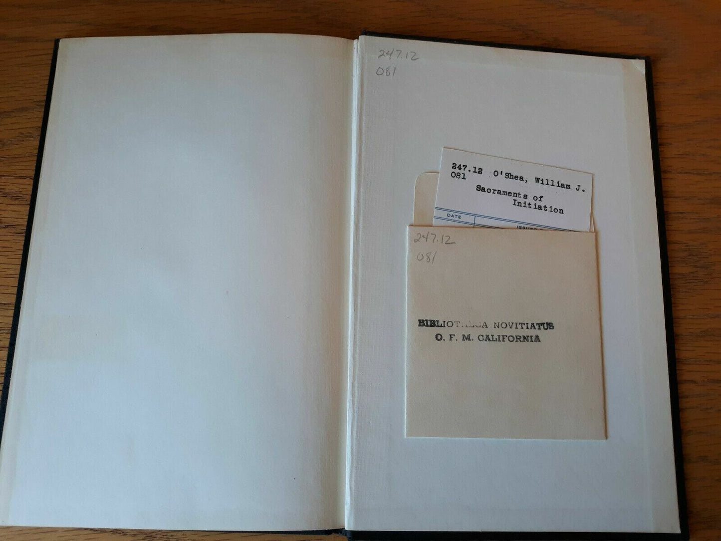 Sacraments of Initiation Foundations of Catholic Theology 1966 William O'Shea B
