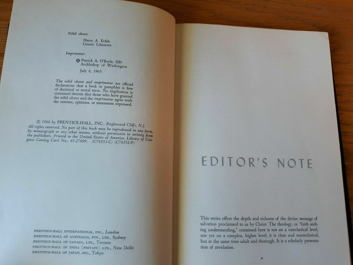 Sacraments of Initiation Foundations of Catholic Theology 1966 William O'Shea B
