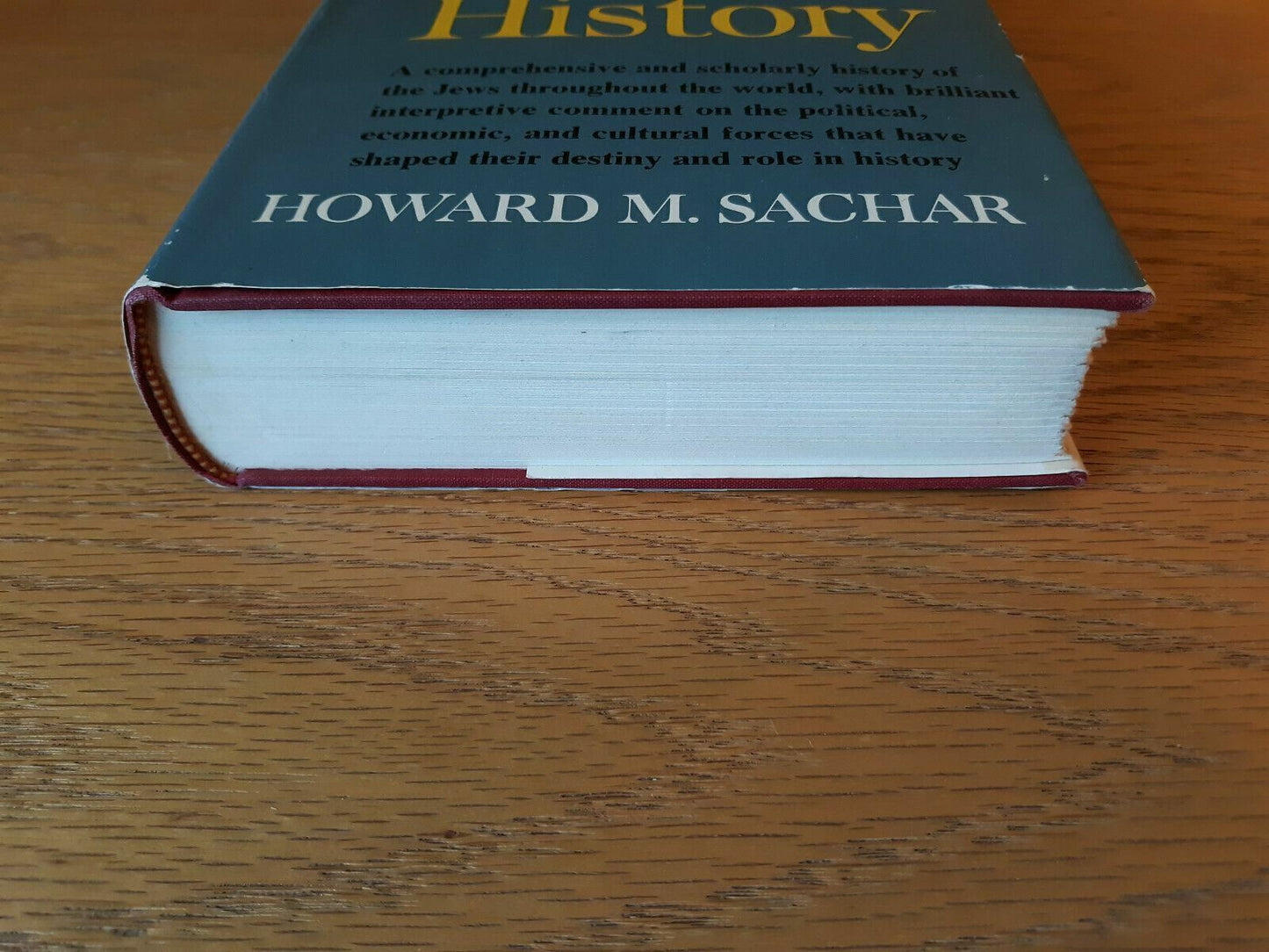 The Course of Modern Jewish History by Howard Sachar 1958 First Edition