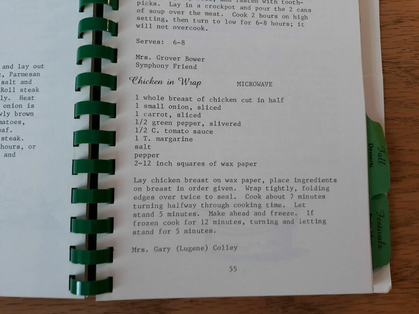 1981 Symphony of Cooking Springfield Symphony Guild Cookbook