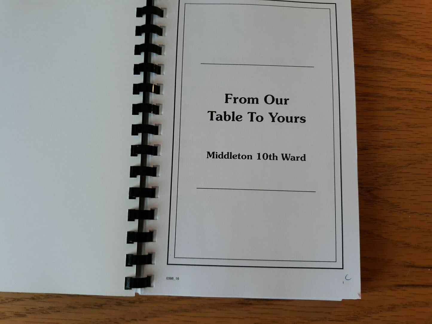 From Our Table To Yours Middleton 10th Ward 2016 Cookbook C