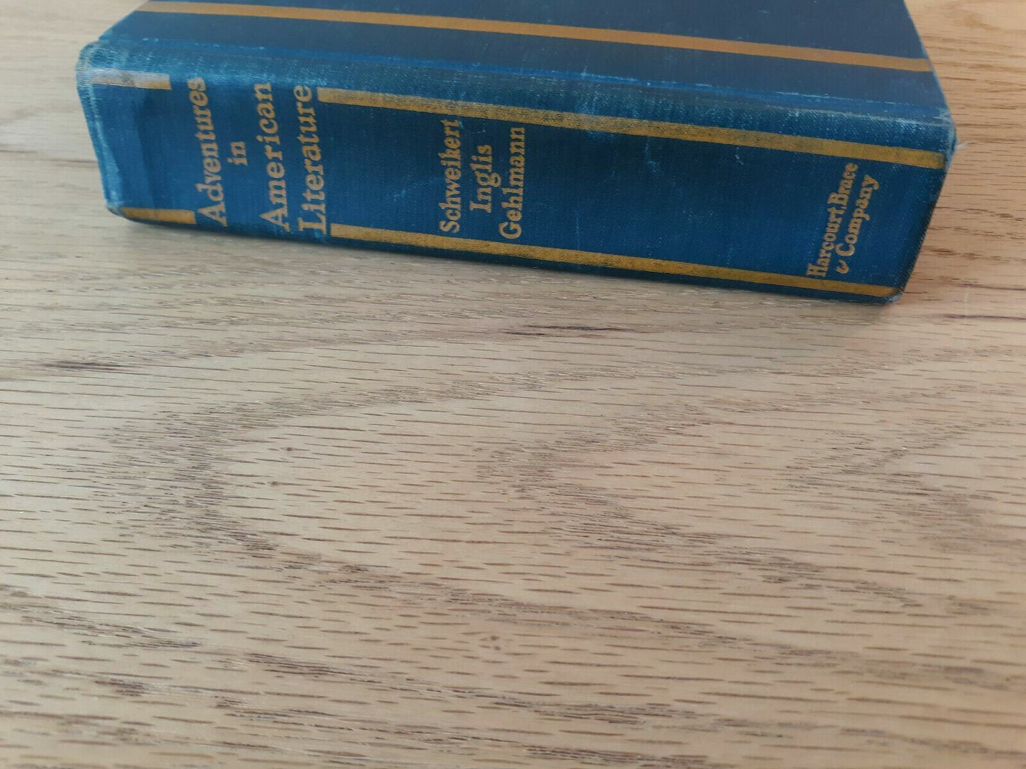 1935 Adventures In English Literature Schweikert Harcourt Brace Hardcover