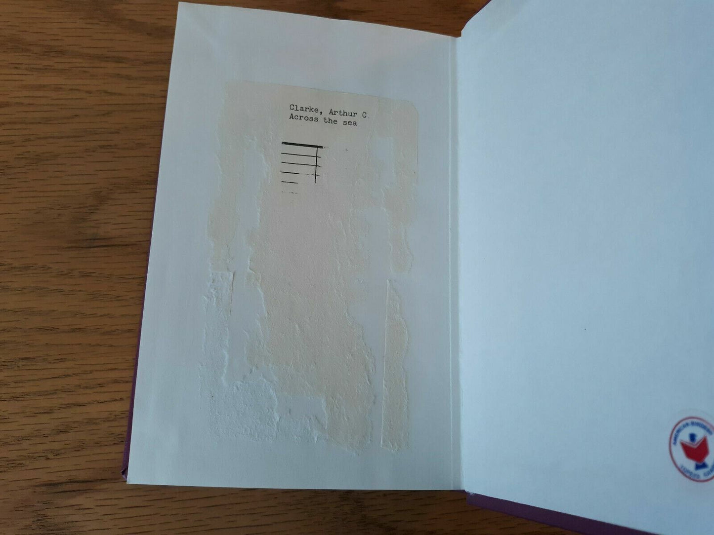 Across The Sea Of Stars By Arthur C. Clark 1959 Hardcover Harcourt, Brace