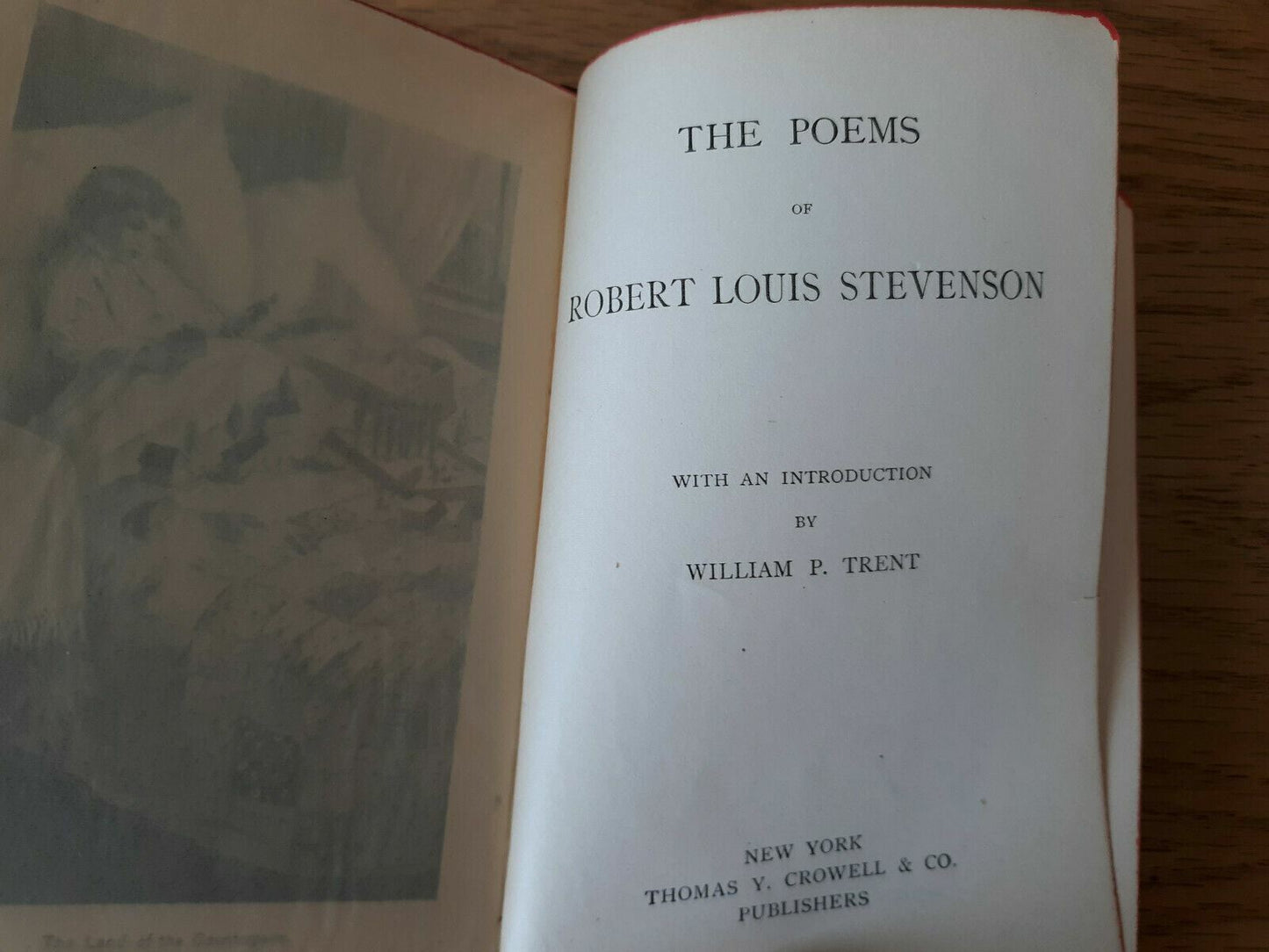 The Poems Of Robert Louis Stevenson 1900 Leather Thomas Y Crowell