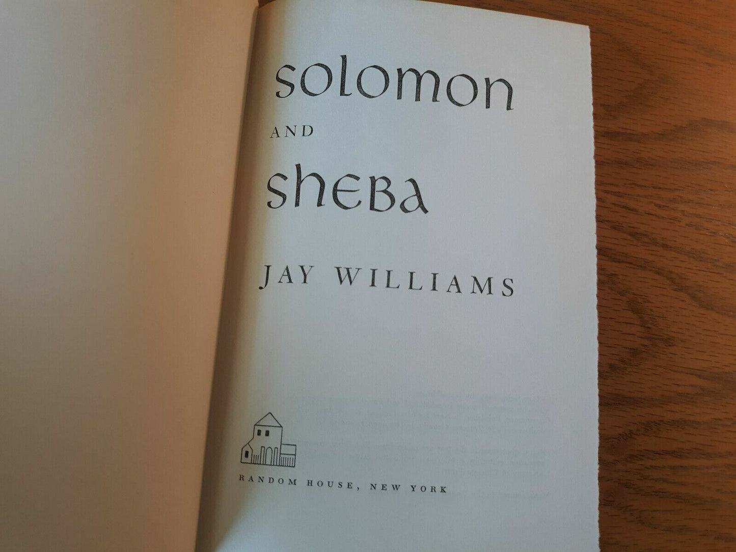 Solomon and Sheba by Jay Williams 1959