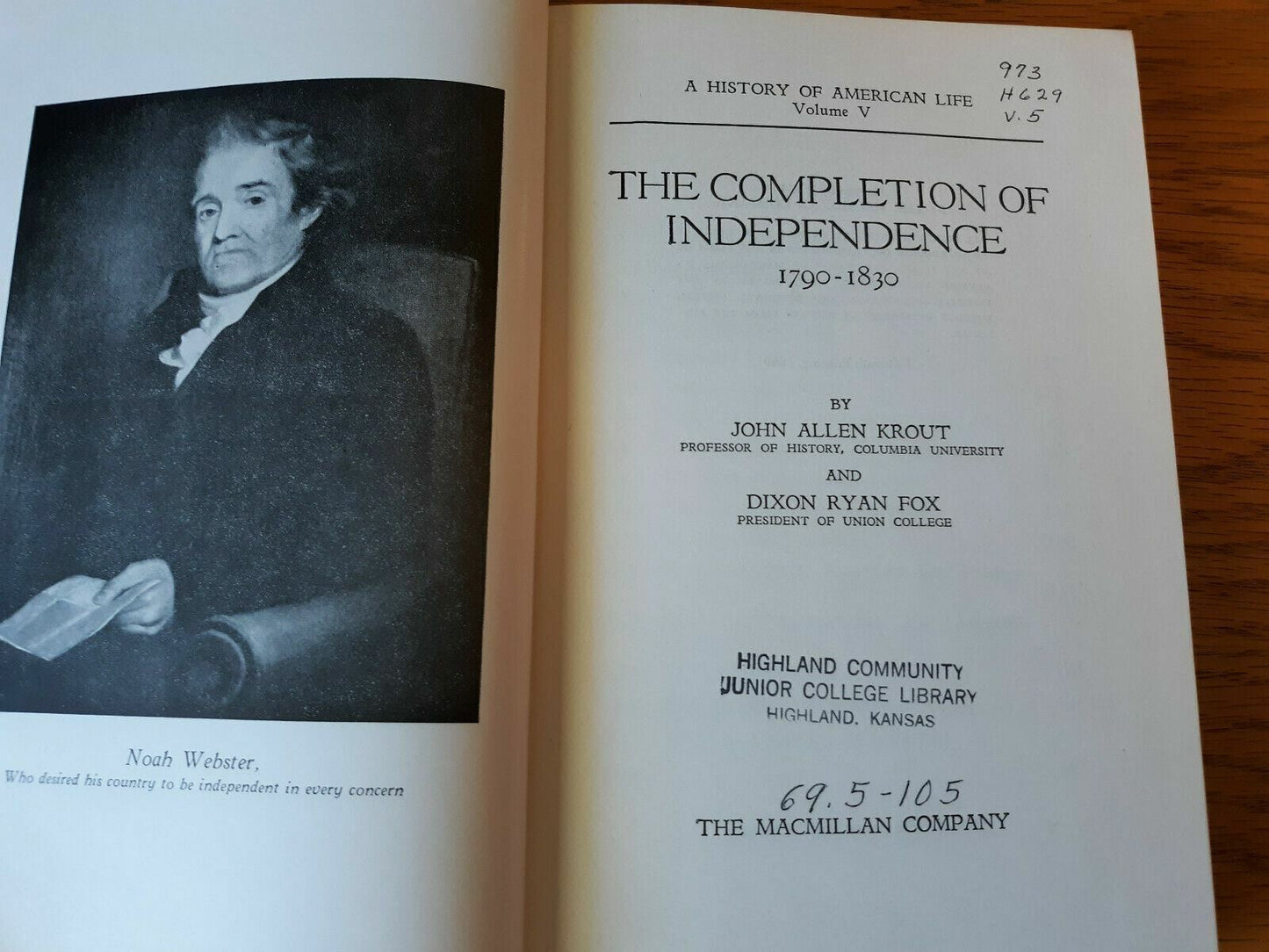 A History of American Life Volume 5 by John Krout 1969