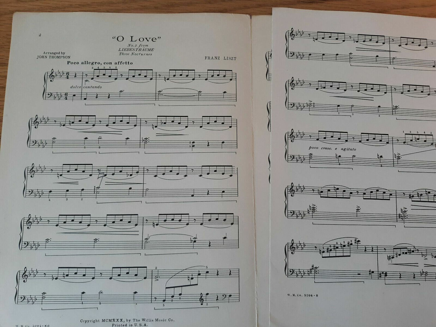 O Love Famous Compositions John Thompson The Willis Music Franz Liszt