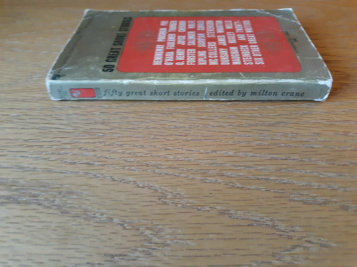 50 Great Short Stories Book (Milton Crane - 1962) Paperback Bantam Books