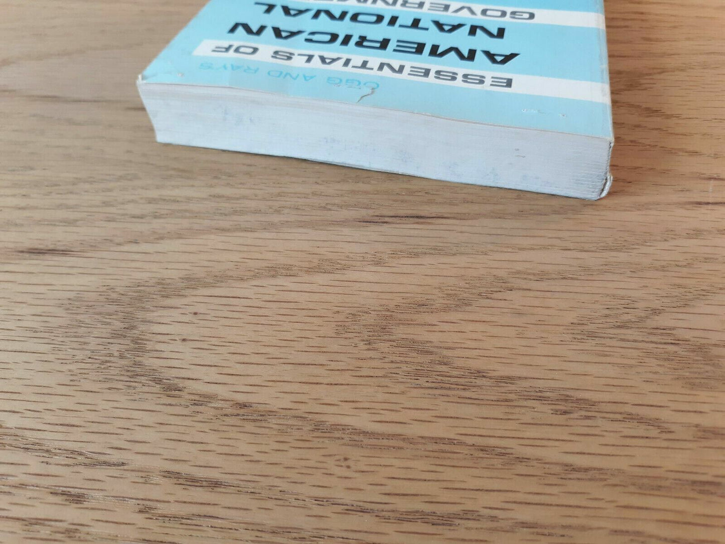 Ogg and Ray's Essentials of American National Government by William Young 1963