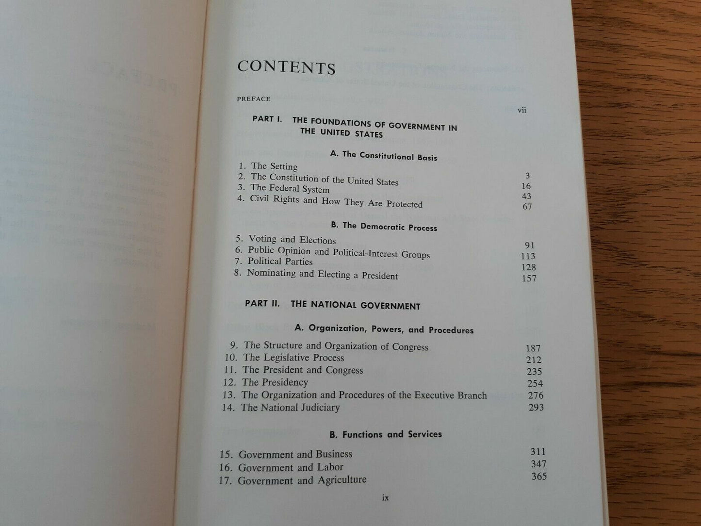 Ogg and Ray's Essentials of American National Government by William Young 1963