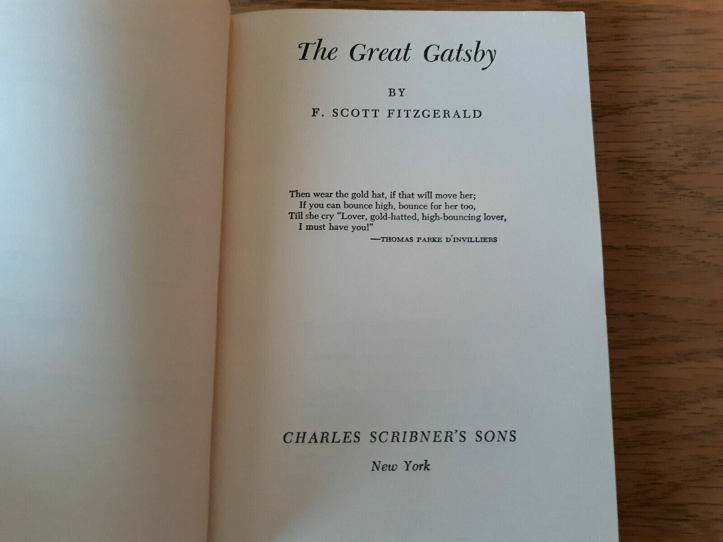 1953 THE GREAT GATSBY By F Scott Fitzgerald Vintage Paperback