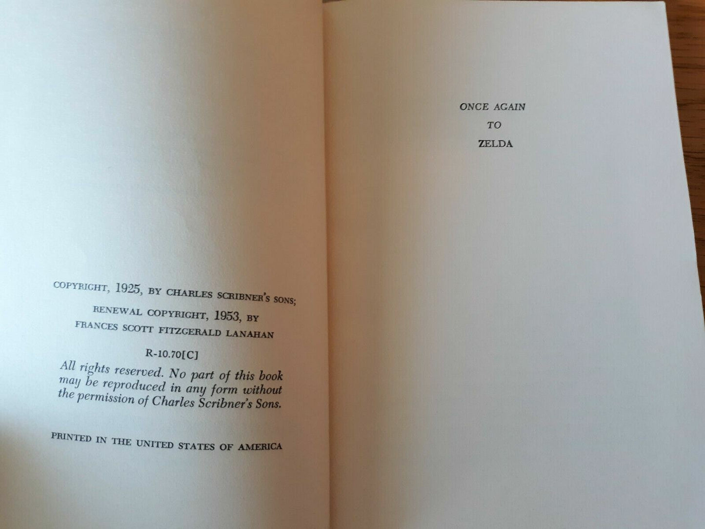 1953 THE GREAT GATSBY By F Scott Fitzgerald Vintage Paperback