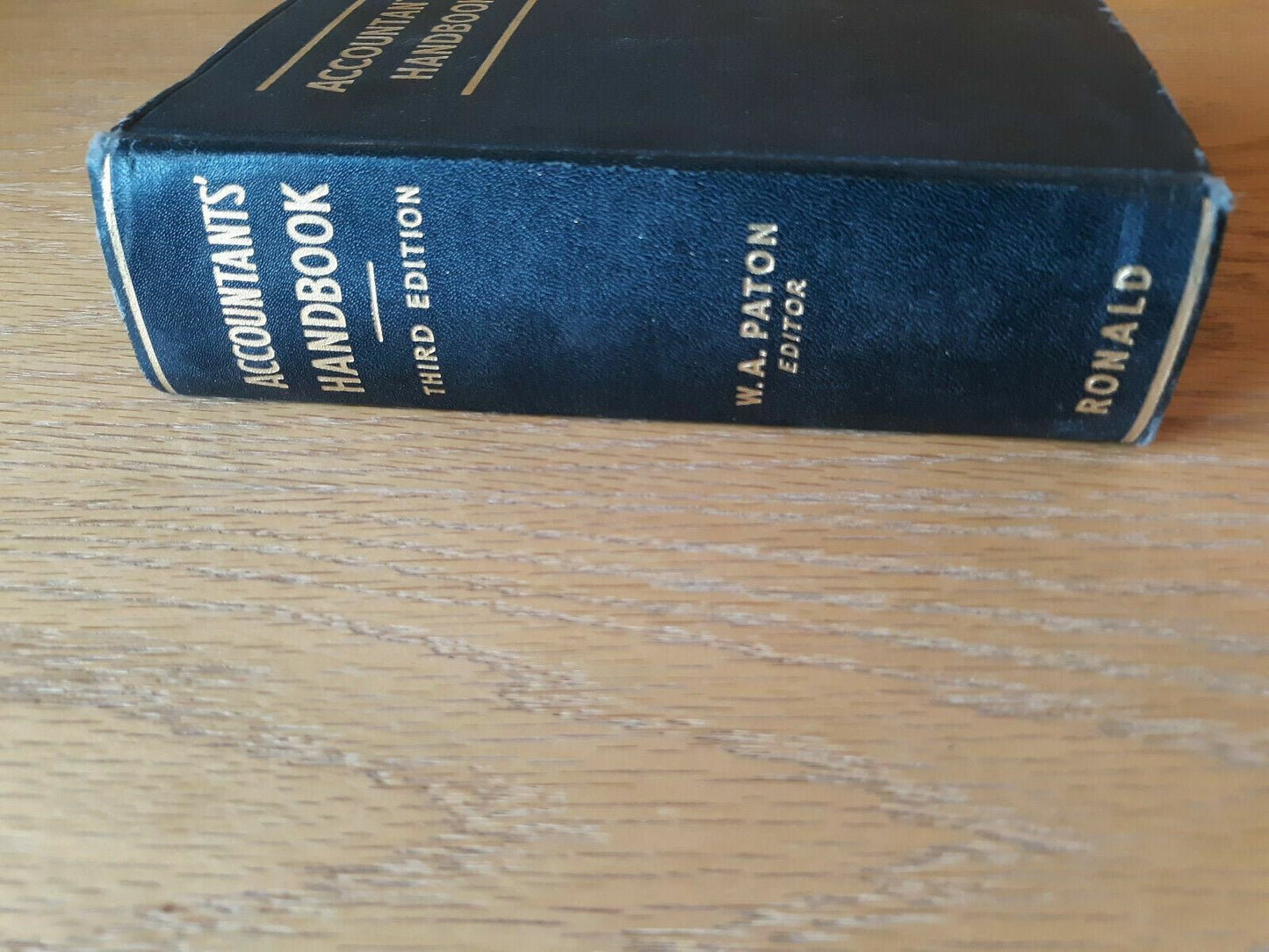Accountants Handbook Third Edition W A Paton Editor Ronald Press Company 1952