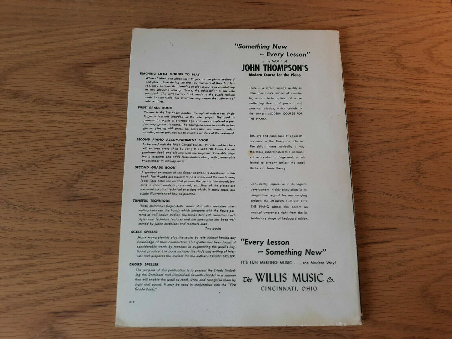 John Thompson's Adult Preparatory Piano Book One (1962, Paperback)