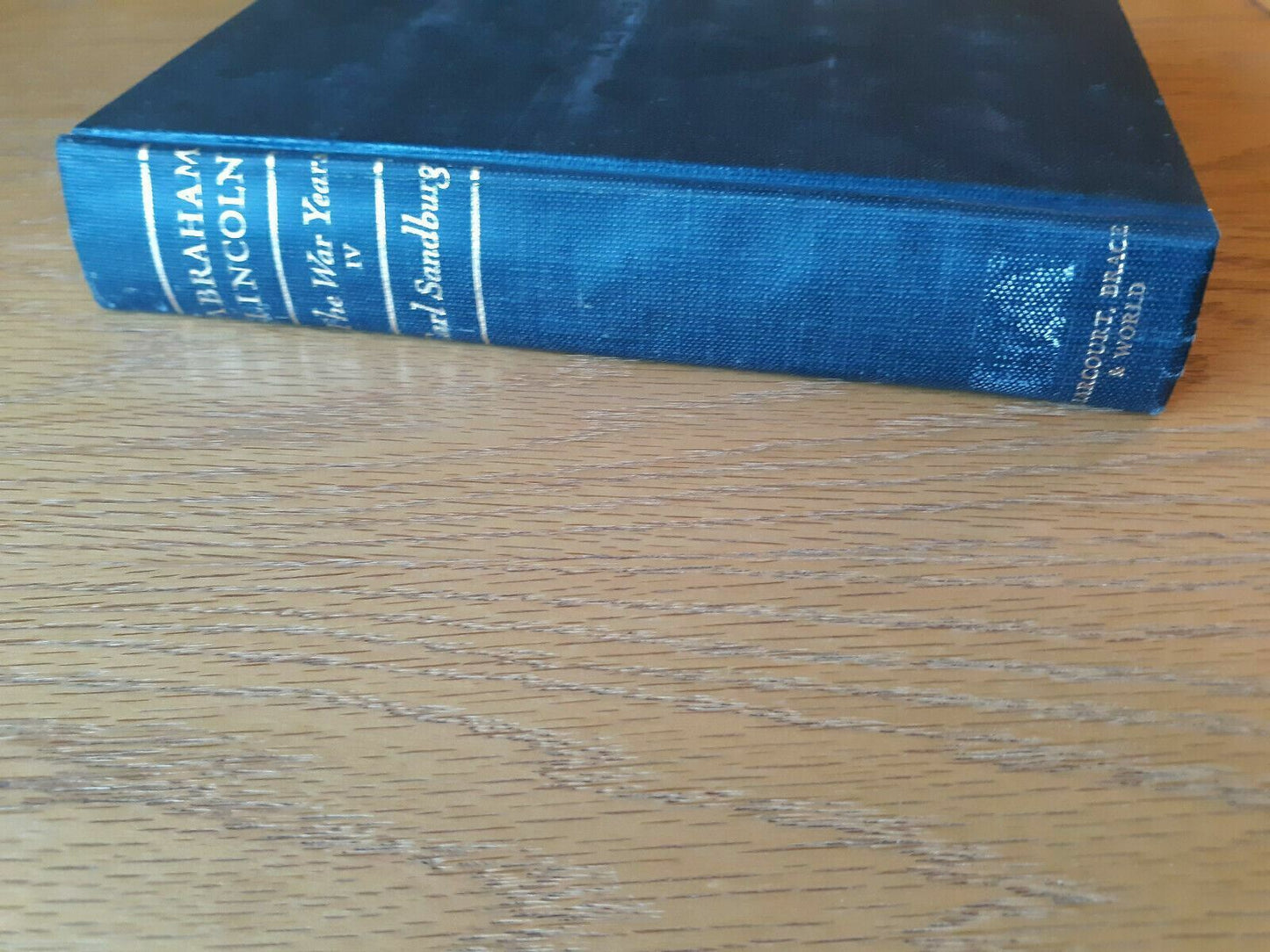 Abraham Lincoln The War Years Volume 4 Carl Sandburg HC President History Civil