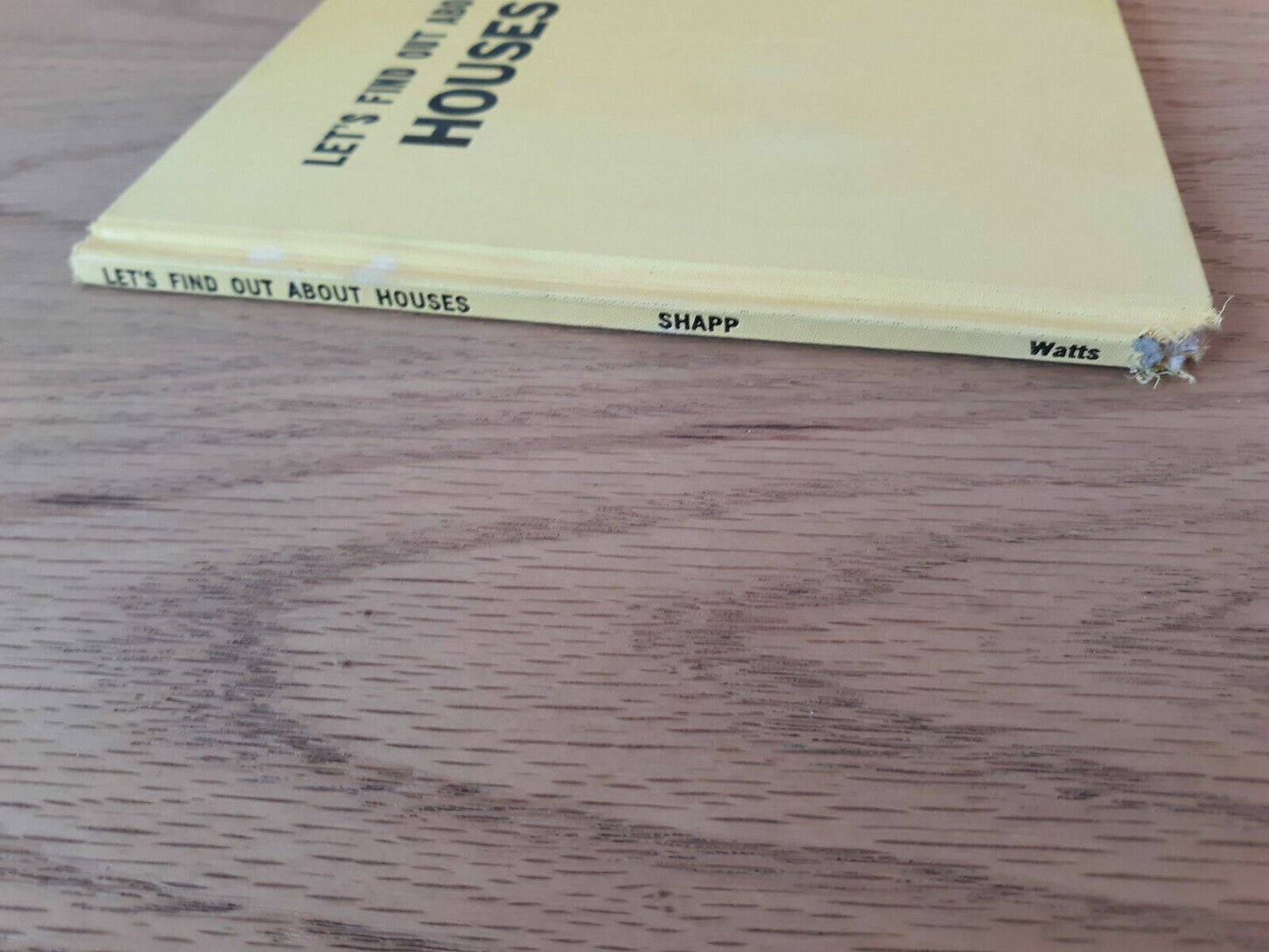 Let's Find Out About Houses by Martha and Charles Shapp 1962 Hardcover