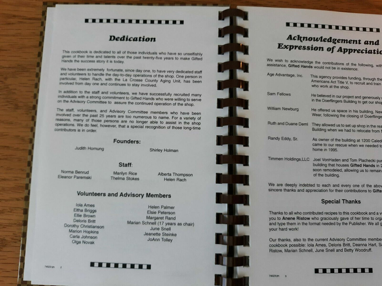 Oldies but Goodies Cookbook by Gifted Hands 2006