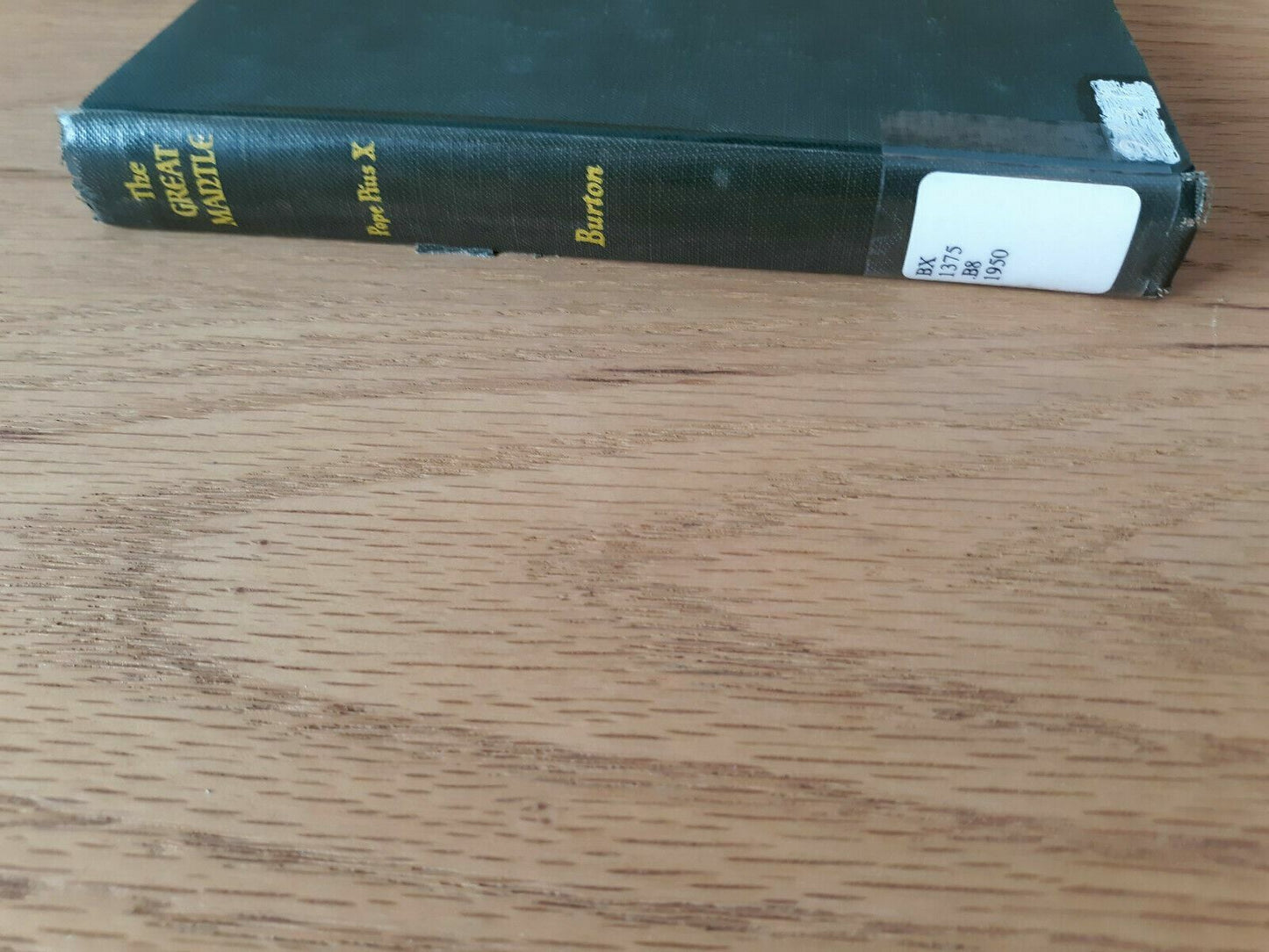 1952 The Great Mantle The Life of Giuseppe Melchiore Sarto Katherine Burton HC