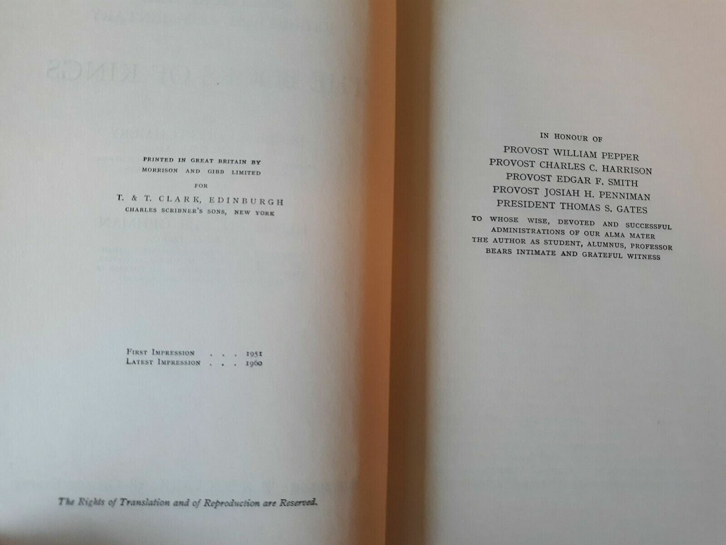 A Critical And Exegetical Commentary On The Book Of Kings James Montgomery 1960