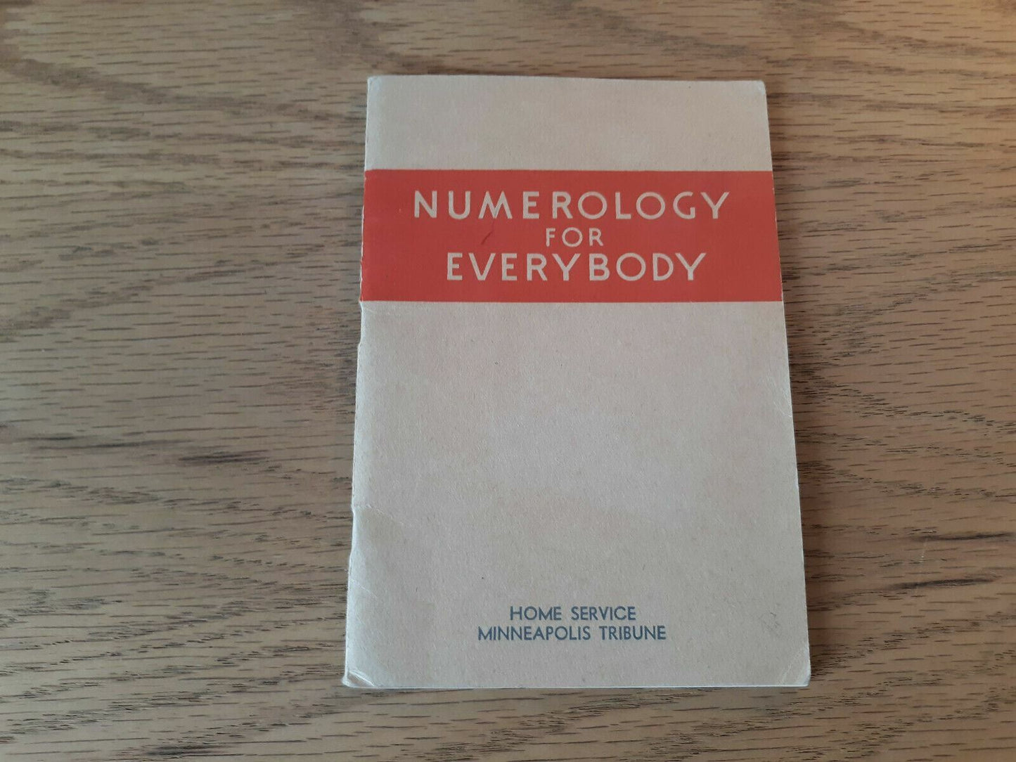 Numerology For Everybody Pamphlet Serena Zane