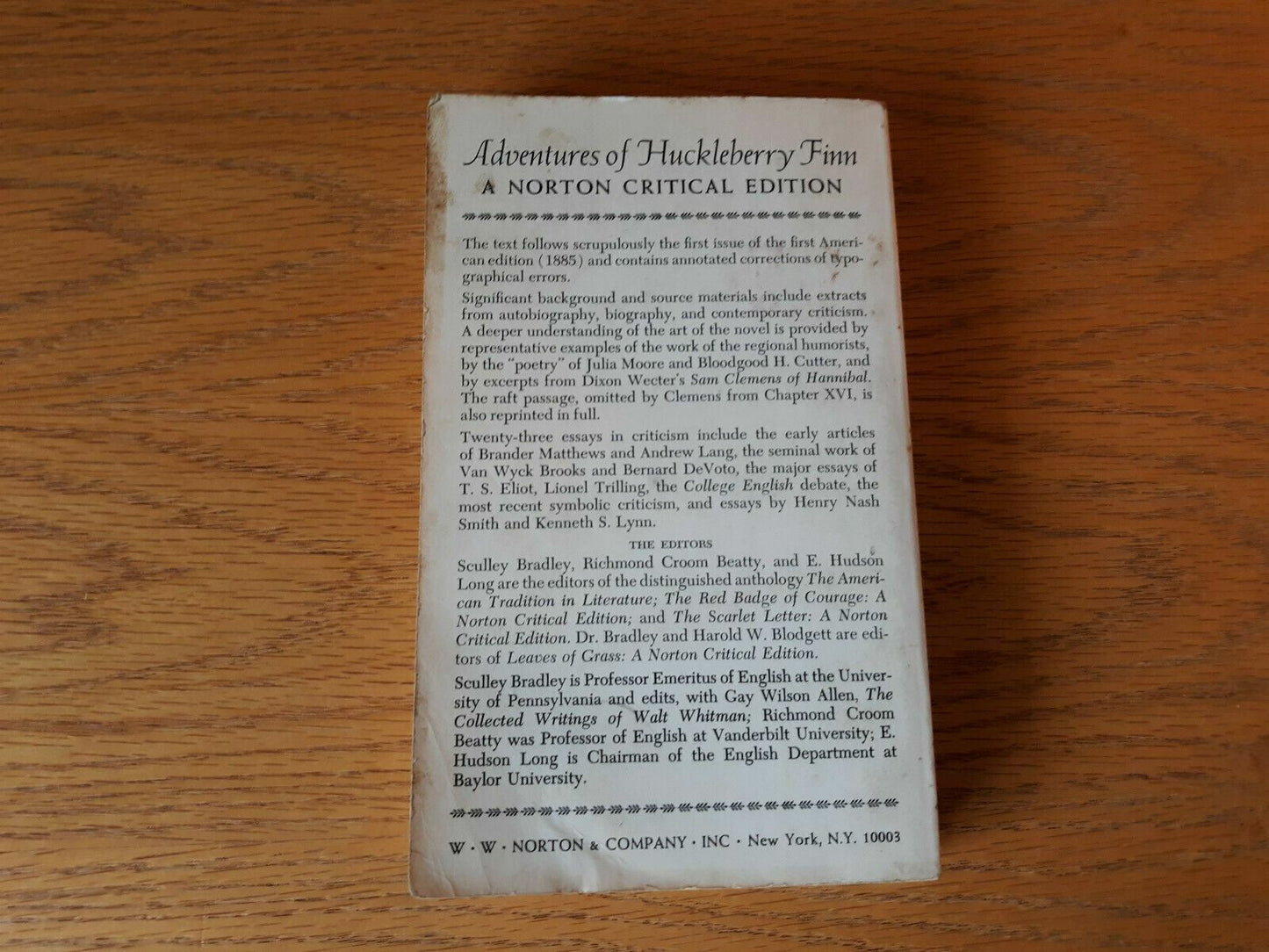 The Adventures Of Huckleberry Finn By Samuel Longhorn Clemens 1962 Paperback