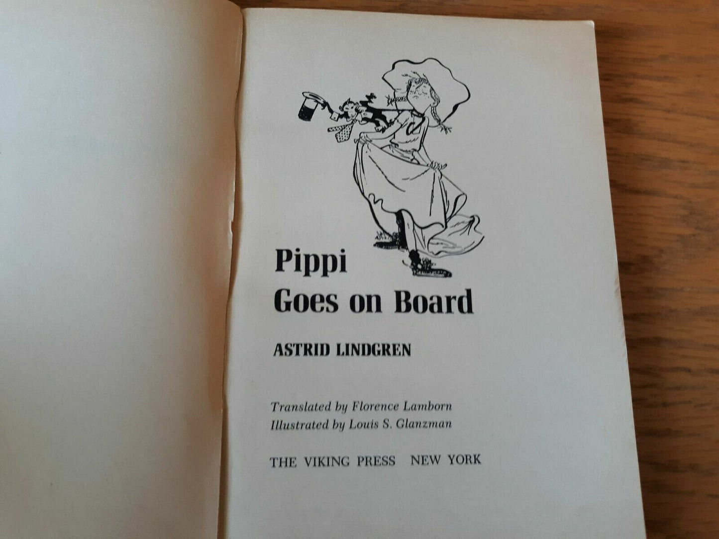 Pippi Goes on Board by Astrid Lindgren 1970
