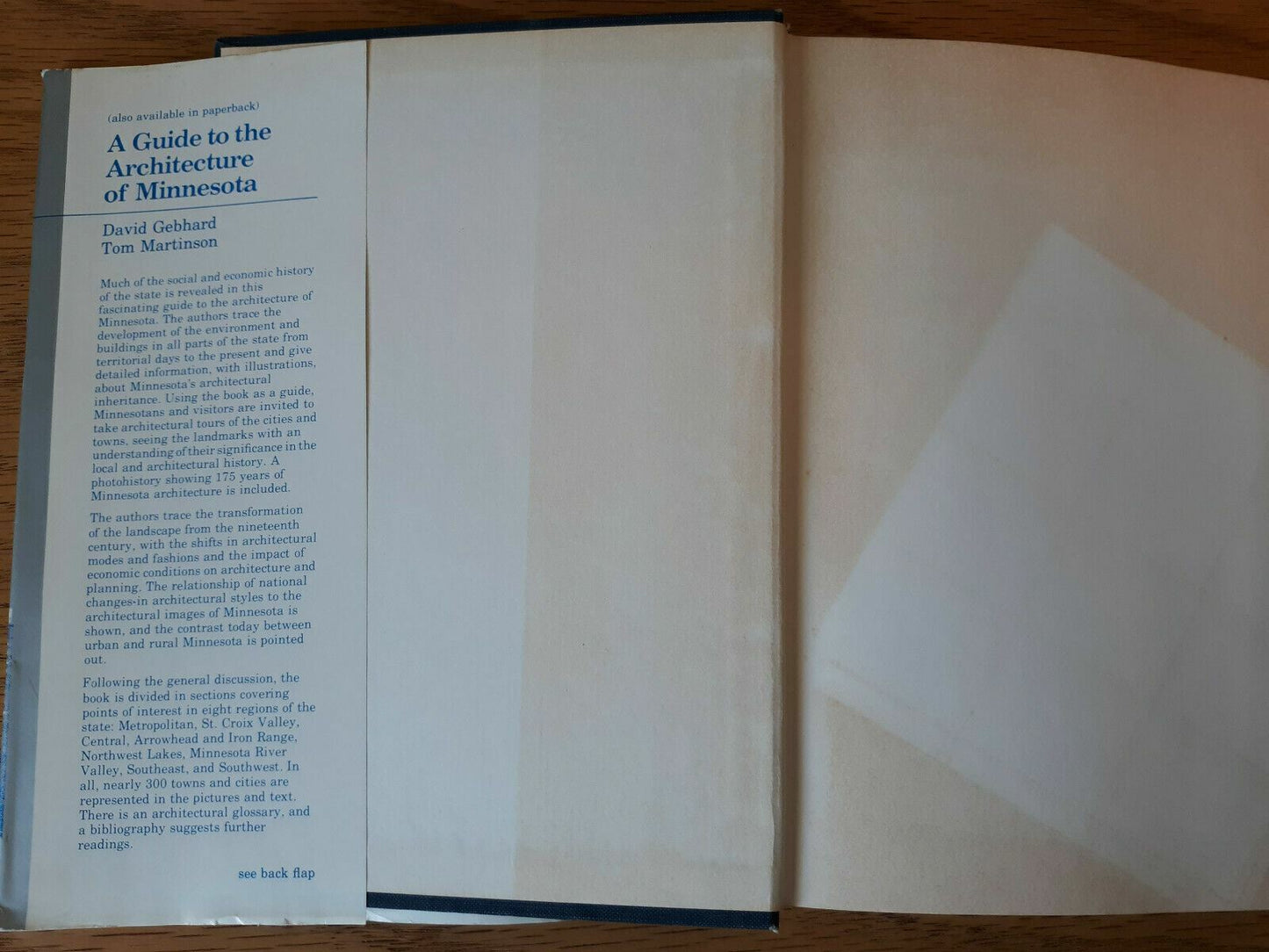 A Guide To The Architecture Of Minnesota 1977 David Gebhard Tom Martinson
