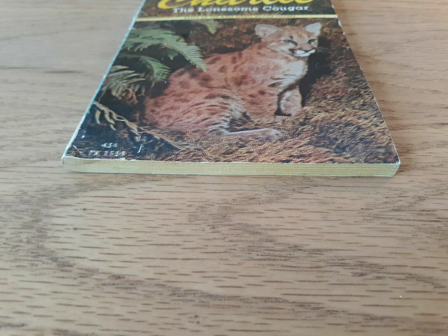 1968 Walt Disney's Charlie The Lonesome Cougar Scholastic 1st Printing