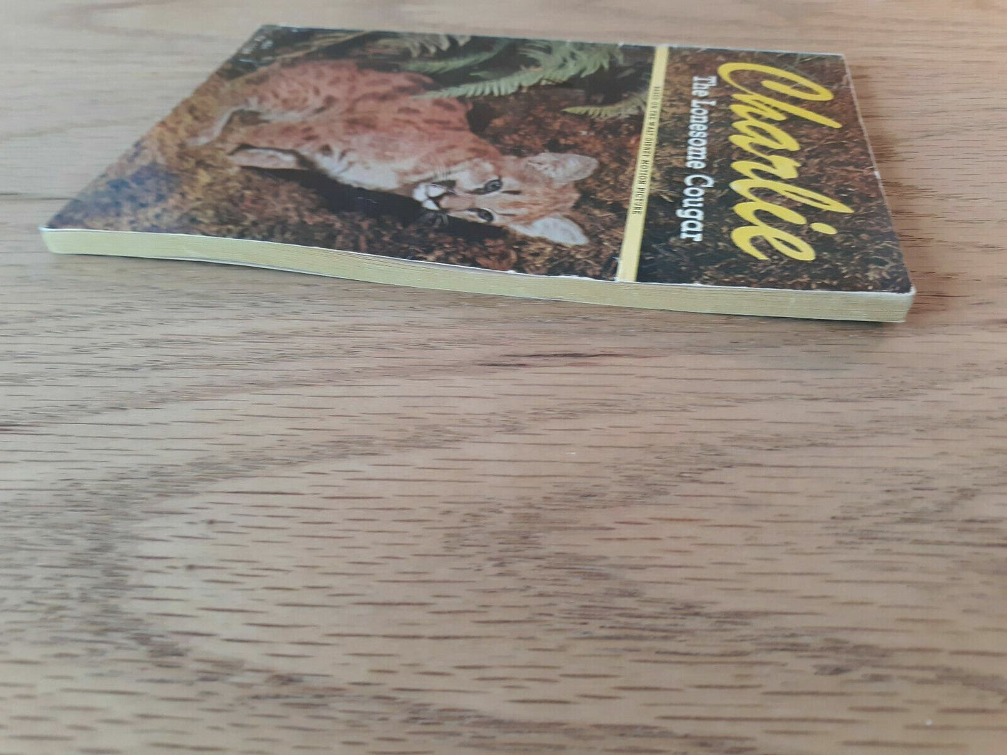 1968 Walt Disney's Charlie The Lonesome Cougar Scholastic 1st Printing