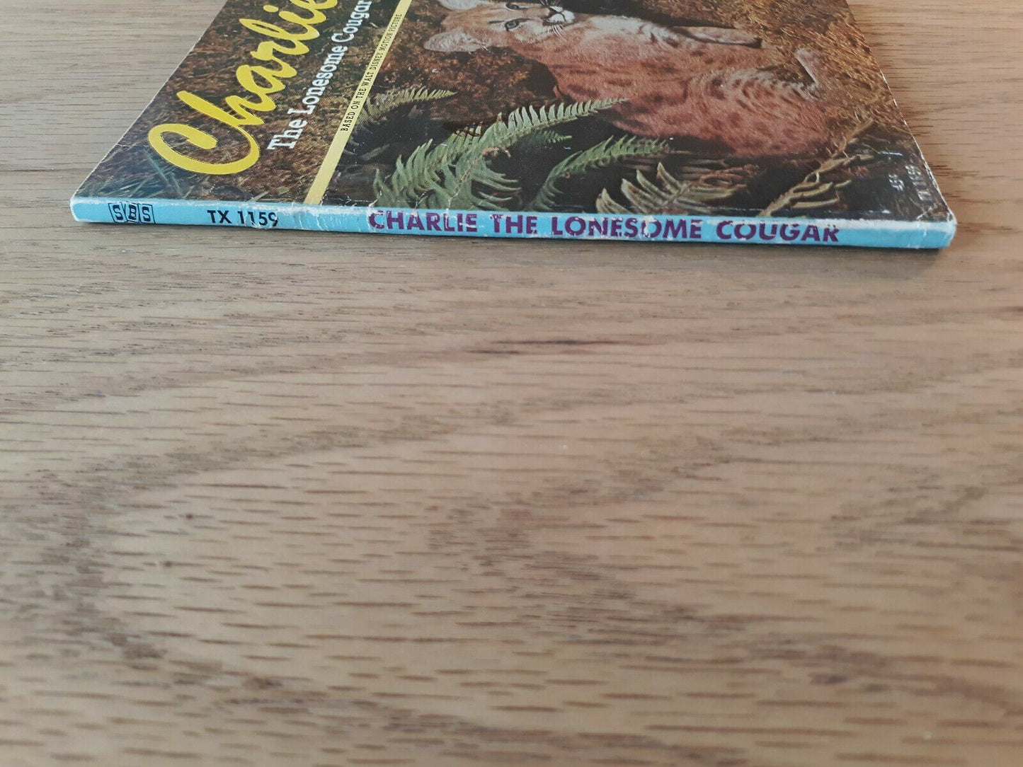 1968 Walt Disney's Charlie The Lonesome Cougar Scholastic 1st Printing