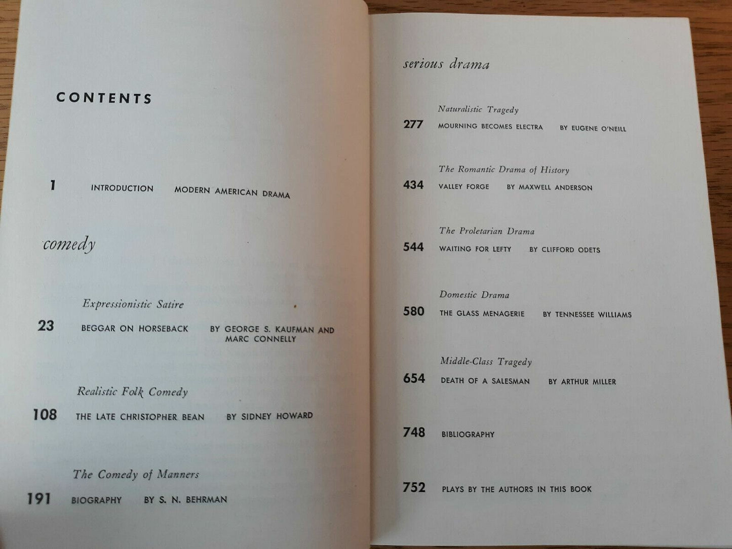 Representative Modern Plays by Robert Warnock 1952
