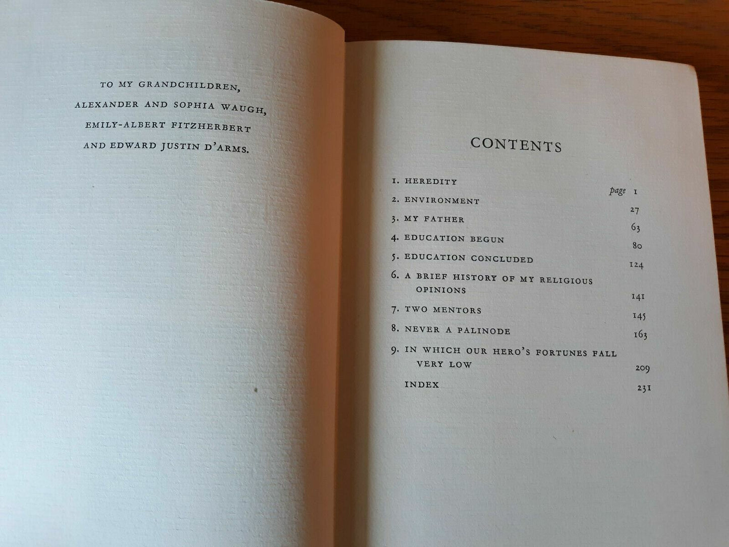 1964 A Little Learning Autobiography First Volume Evelyn Waugh HC DJ