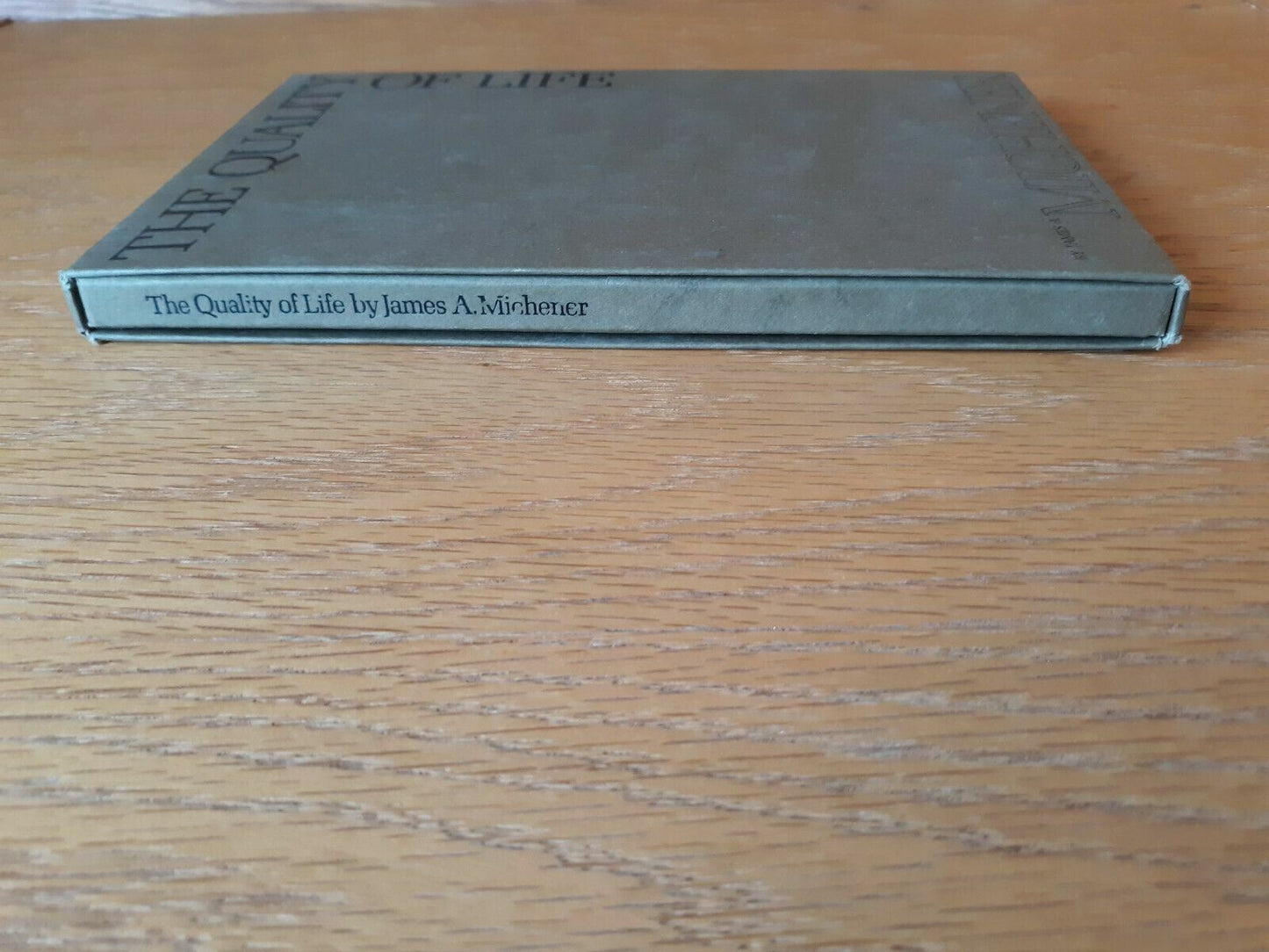 The Quality of Life by James Michener 1970 with Slipcase