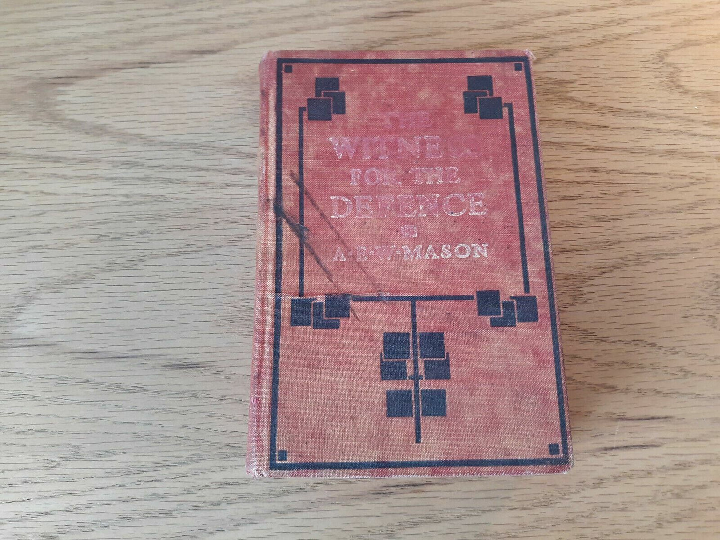 1914 The Witness For The Defense, A.E.W. Mason, Early Murder-Mystery Novel