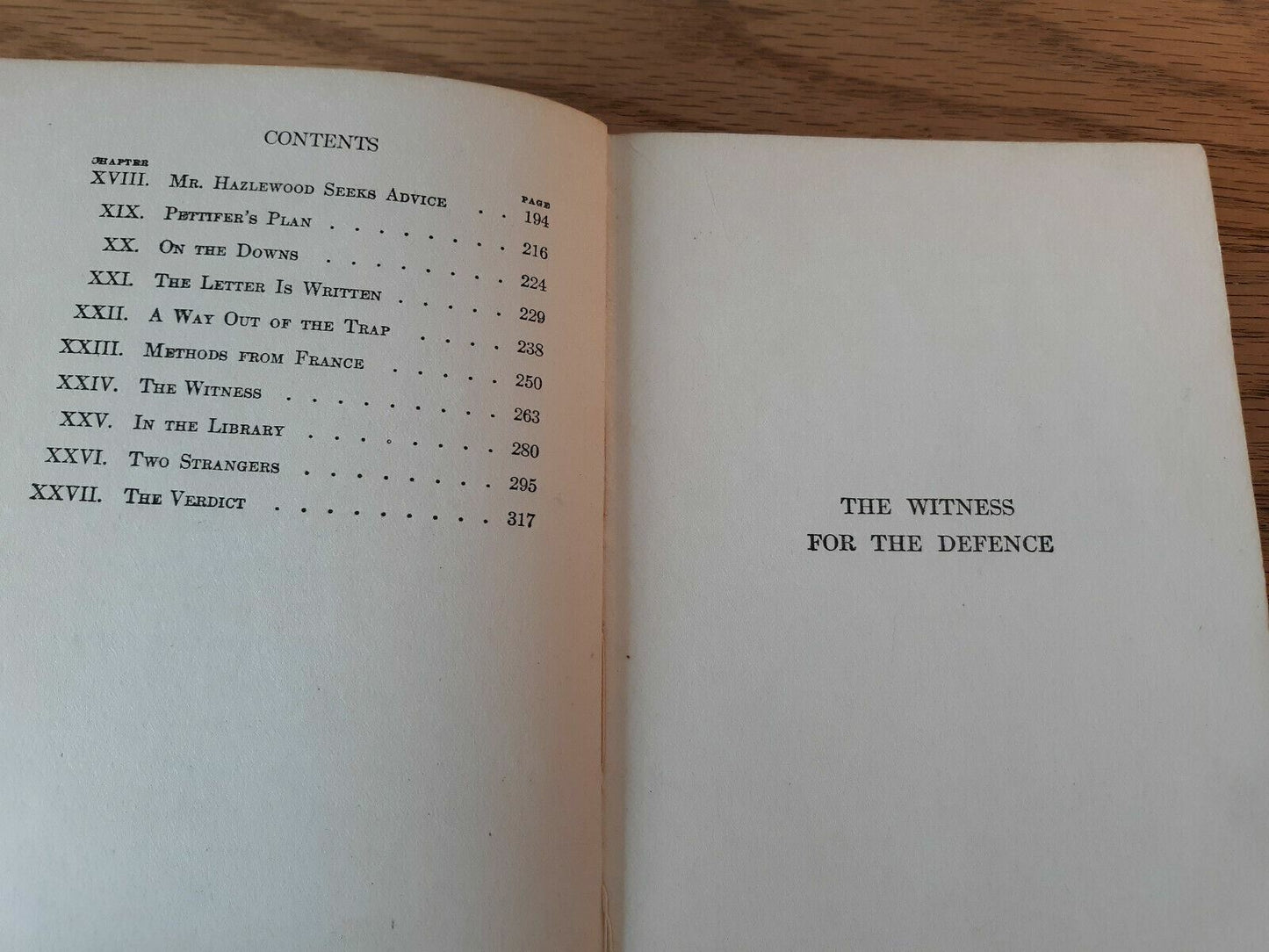 1914 The Witness For The Defense, A.E.W. Mason, Early Murder-Mystery Novel