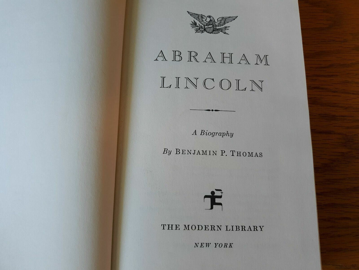 1968 Abraham Lincoln A Biography By Benjamin Thomas Hardcover Modern Library
