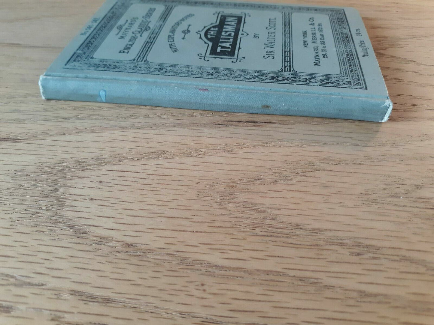 The Talisman Sir Walter Scott Maynard's English Classic Series Hardcover