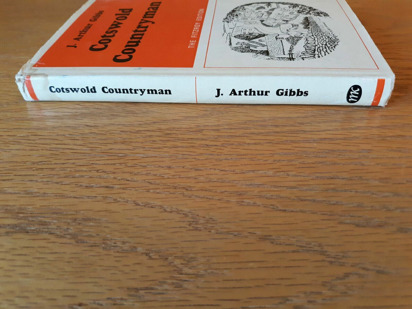 Cotswold Countryman J Arthur Gibbs 1967 Fitzroy Edition Hardcover Dust Jacket