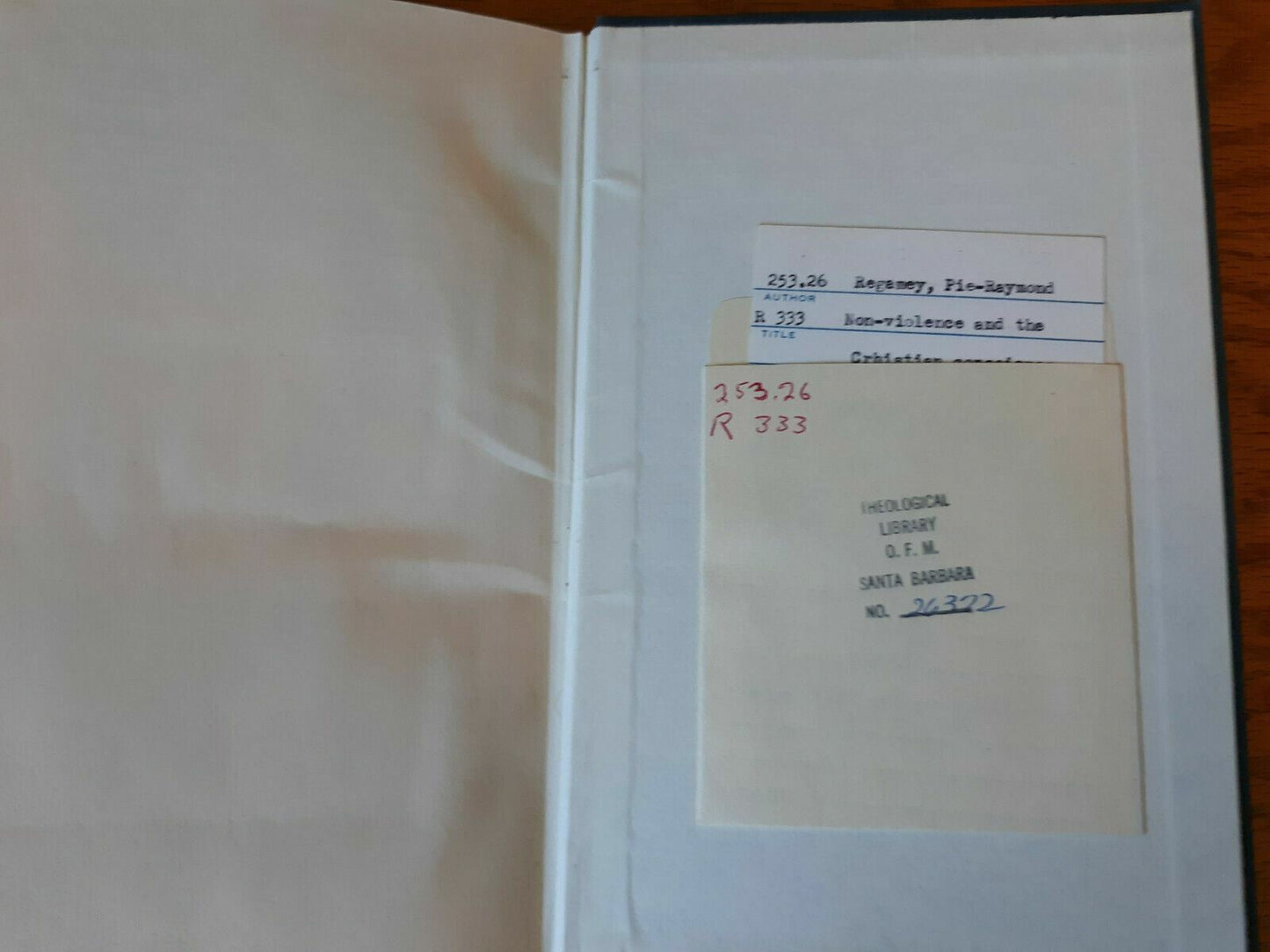 Non-Violence and the Christian Conscience by P. Regamey O.P 1966 Hardcover